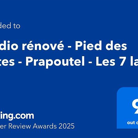 Studio Renove - Pied Des Pistes - Prapoutel - Les 7 Laux Les Adrets Exterior photo