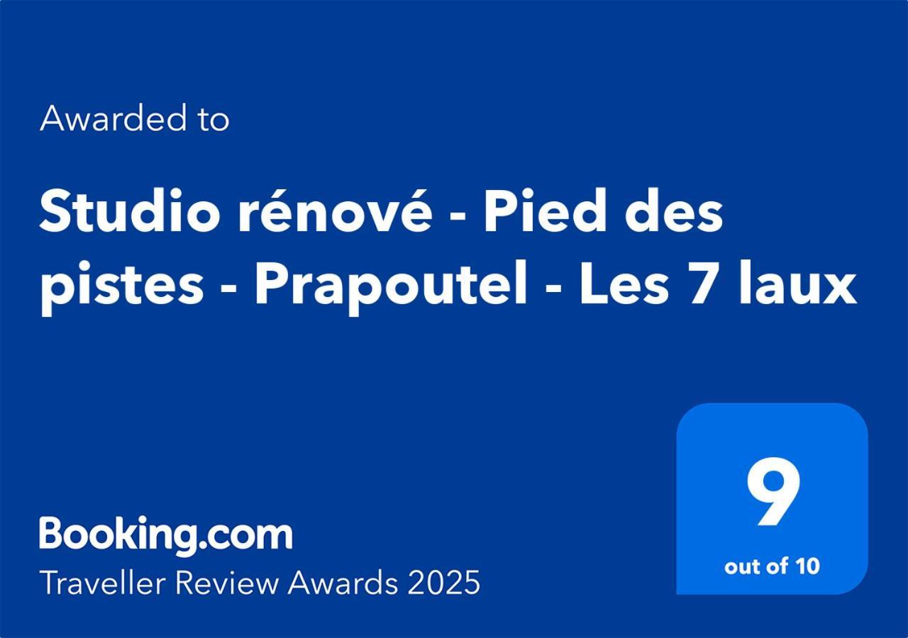 Studio Renove - Pied Des Pistes - Prapoutel - Les 7 Laux Les Adrets Exterior photo